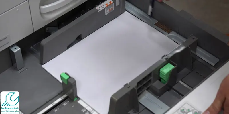 آموزش تغییر سایز کاغذ در دستگاه کپی