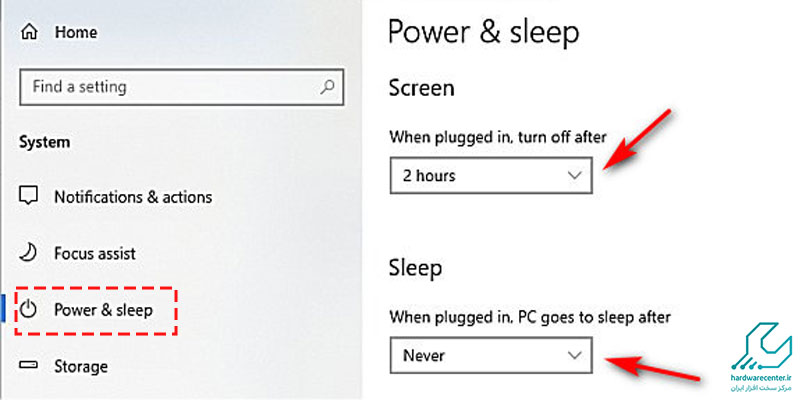 تنظیم زمان خاموش شدن صفحه نمایش در ویندوز 10