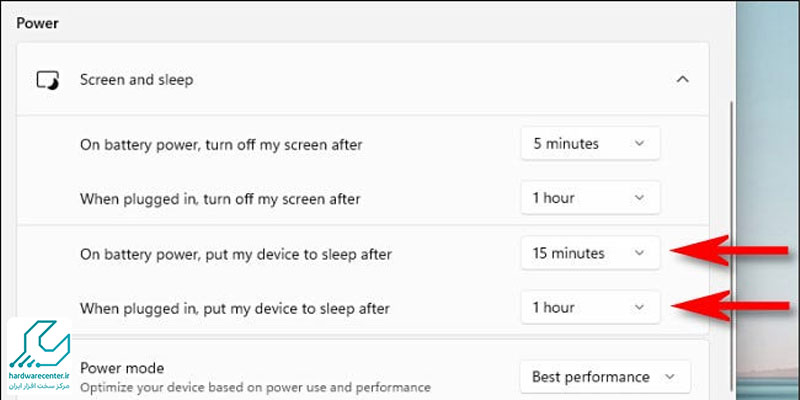 تنظیم زمان خاموش شدن صفحه نمایش در ویندوز 11