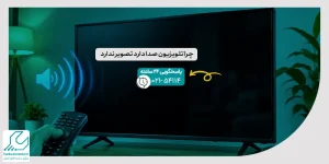 چرا تلویزیون صدا دارد تصویر ندارد